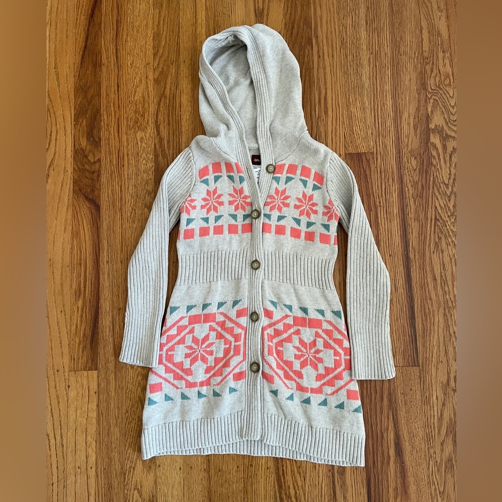 Tea Collection cardigan sweater coat - size 4-5